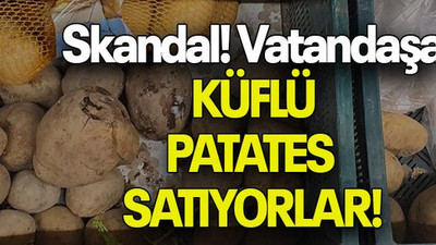 Skandal! Vatandaşa KÜFLÜ PATATES SATIYORLAR!